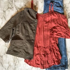 Cold shoulder top